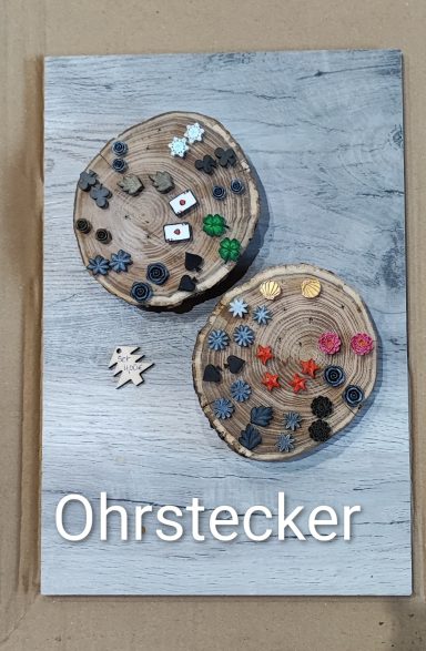 S 99 3 D Druck Ohrstecker mit 925er Stecker