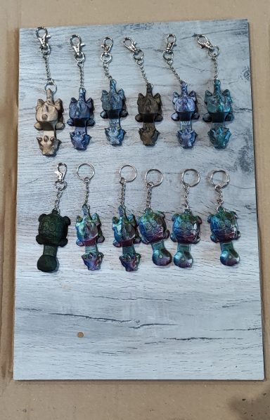 S 95 bewegliche 3 D Schlüsselanhänger, auch Handyhalter